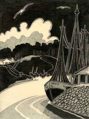 Смагиньш Петерис-Ринголдс. Лот из двух рисунков: